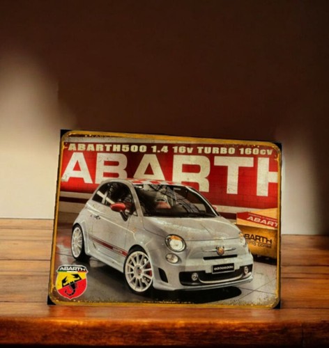 Piastra metallo fiat abarth - piastra,