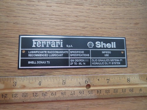 Placca piastra metallo