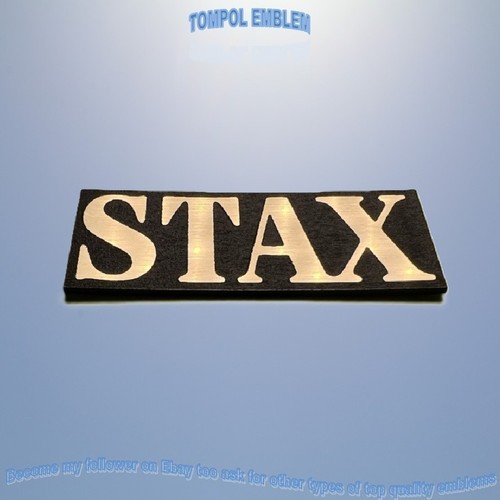 Stax emblema badge - stax,