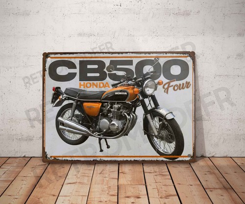 Piastra metallo vintage honda - vintage,