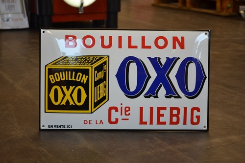 Plaque émaillée oxo - émaillée, liebig
