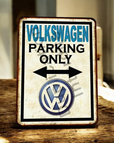 Piastra metallo volkswagen - piastra, in