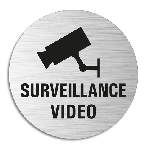 Surveillance video plaque - surveillance,