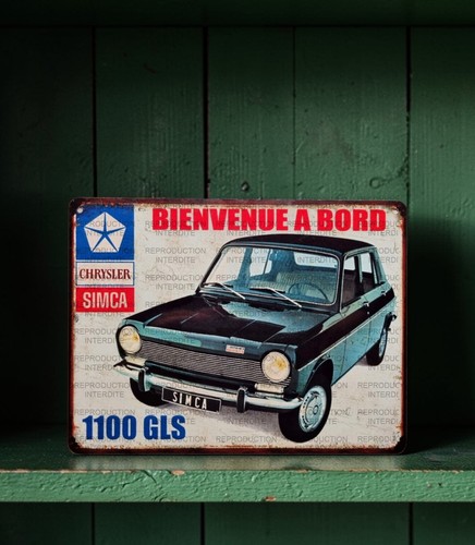 Simca 1100 piastra - 1100, (avant)