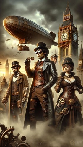 Piastra metallo steampunk - piastra,