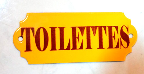 Plaque porte emaillee - porte,