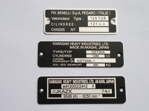 Ajouts des numéros sur plaque - des,