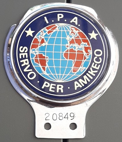 Targa auto polizia ipa - targa,