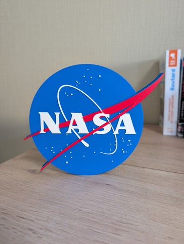 Plaque nasa logo - plaque,
