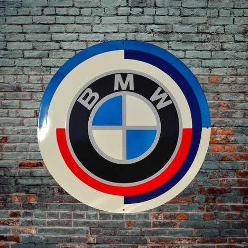 Targa smaltata bmw logo - logo, m