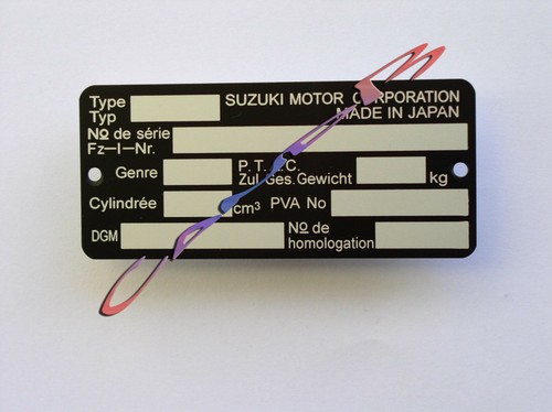 Piastra telaio suzuki - piastra,