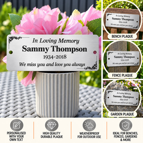 Personalised memorial plaque - personalised,