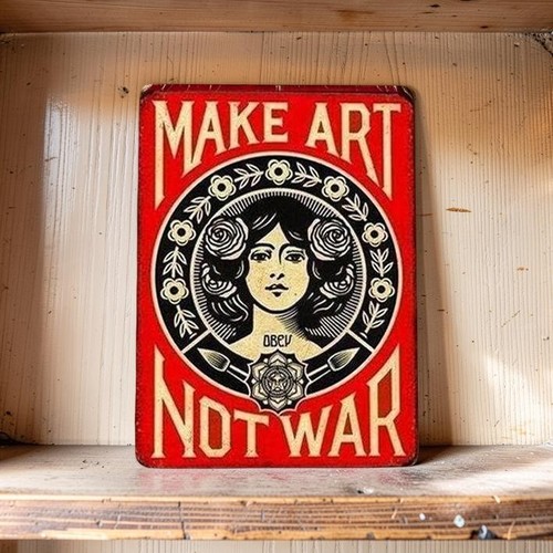 Piastra metallo make art - in,